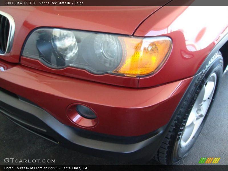 Sienna Red Metallic / Beige 2003 BMW X5 3.0i