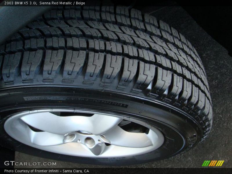 Sienna Red Metallic / Beige 2003 BMW X5 3.0i
