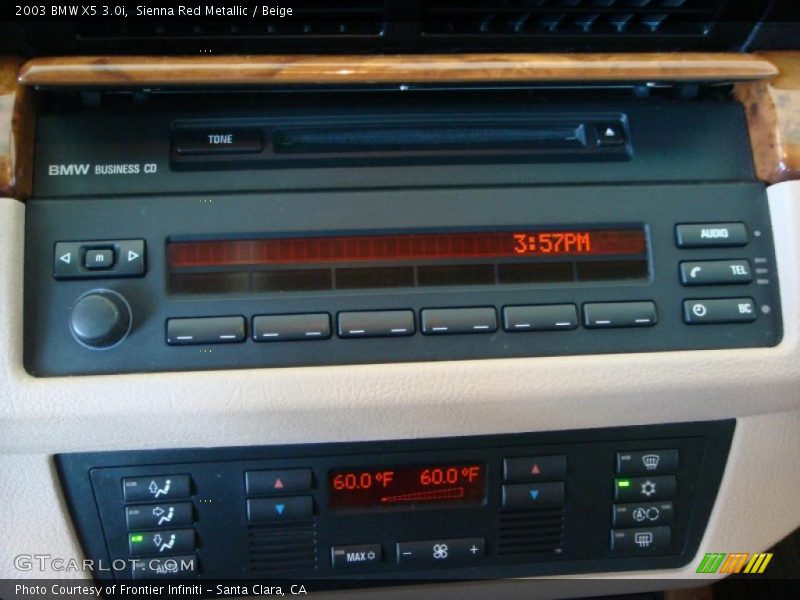 Sienna Red Metallic / Beige 2003 BMW X5 3.0i