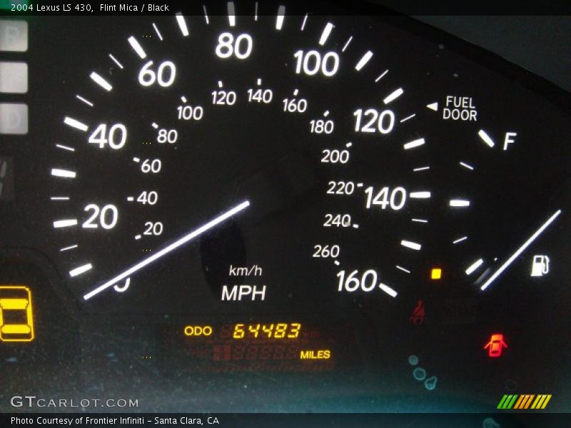 Flint Mica / Black 2004 Lexus LS 430