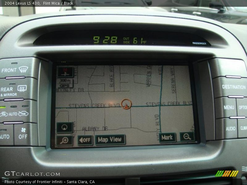 Flint Mica / Black 2004 Lexus LS 430