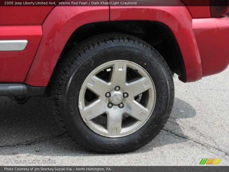 Inferno Red Pearl / Dark Khaki/Light Graystone 2006 Jeep Liberty Limited 4x4