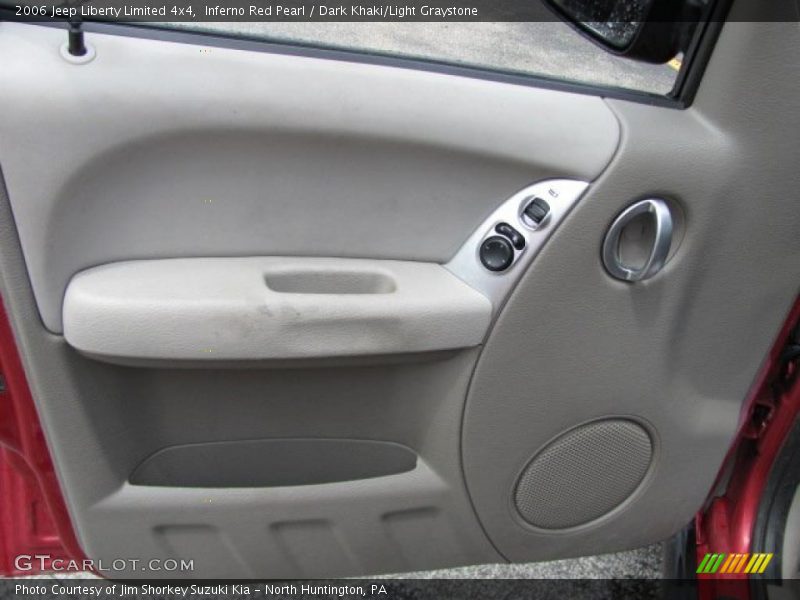 Inferno Red Pearl / Dark Khaki/Light Graystone 2006 Jeep Liberty Limited 4x4