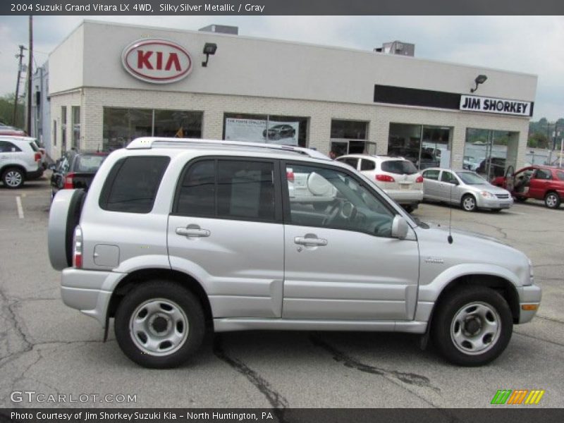 Silky Silver Metallic / Gray 2004 Suzuki Grand Vitara LX 4WD