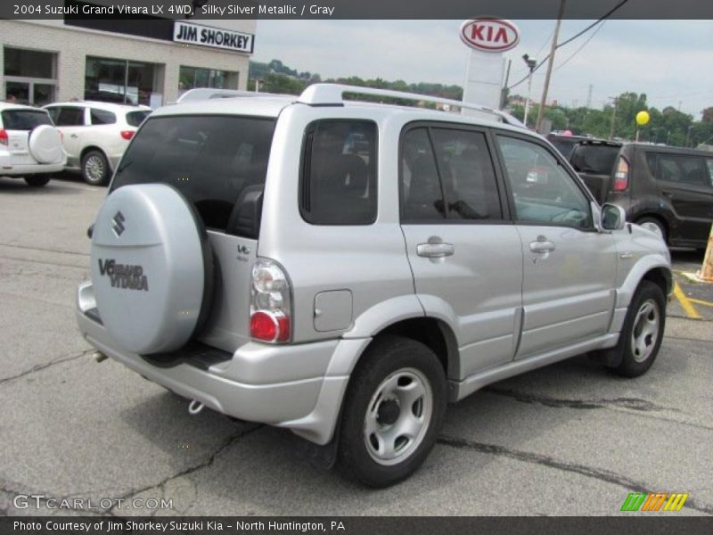 Silky Silver Metallic / Gray 2004 Suzuki Grand Vitara LX 4WD
