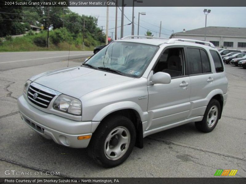 Silky Silver Metallic / Gray 2004 Suzuki Grand Vitara LX 4WD