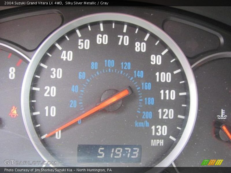 Silky Silver Metallic / Gray 2004 Suzuki Grand Vitara LX 4WD