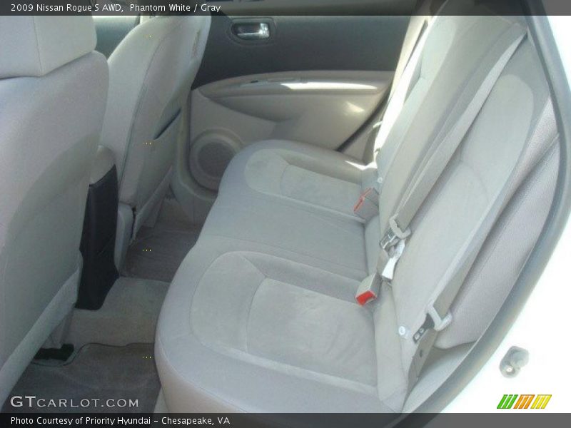 Phantom White / Gray 2009 Nissan Rogue S AWD
