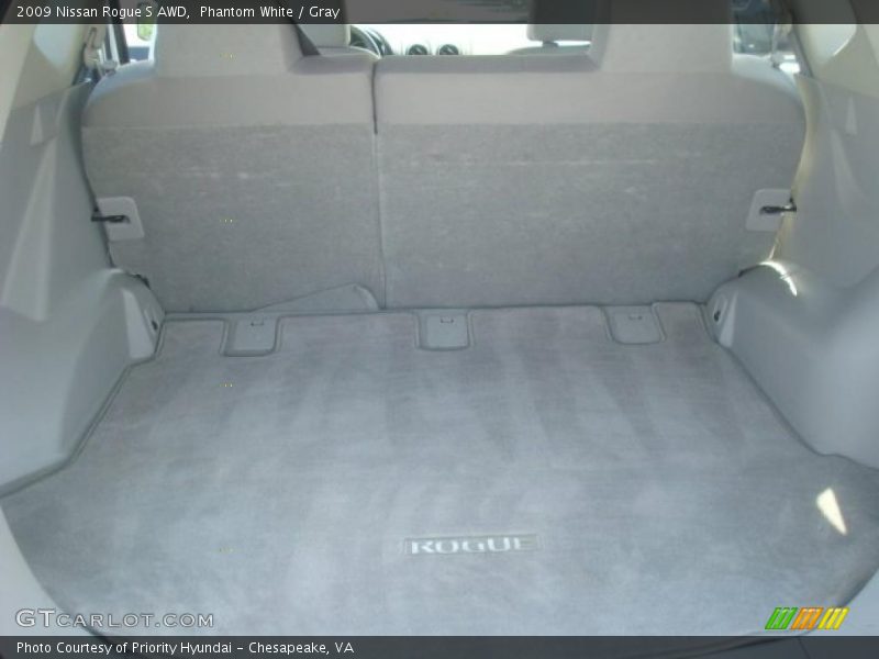 Phantom White / Gray 2009 Nissan Rogue S AWD
