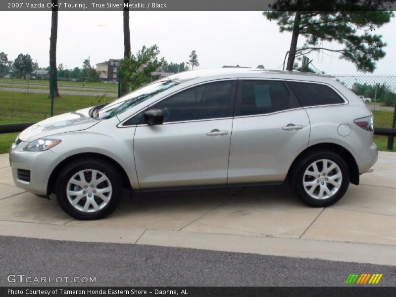 True Silver Metallic / Black 2007 Mazda CX-7 Touring