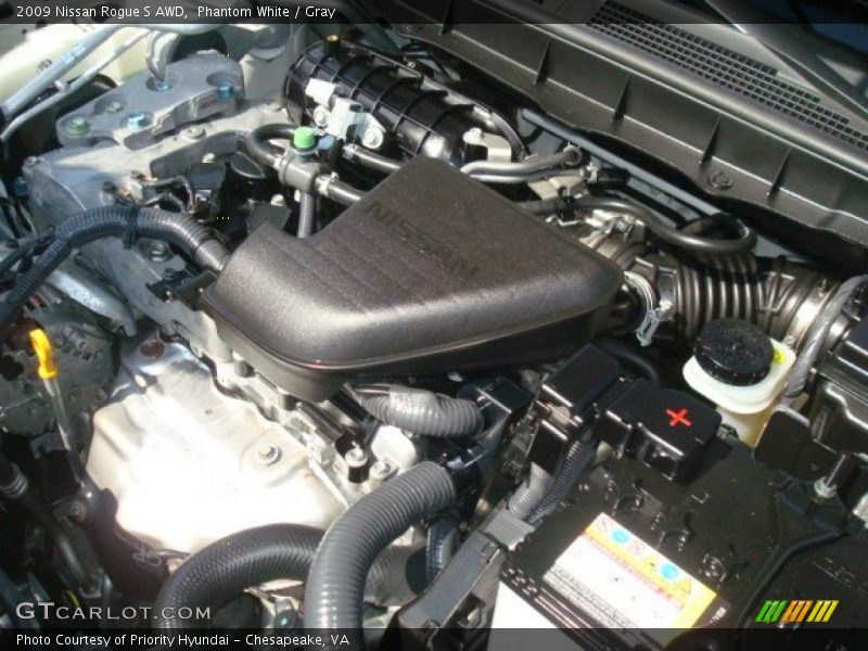 Phantom White / Gray 2009 Nissan Rogue S AWD