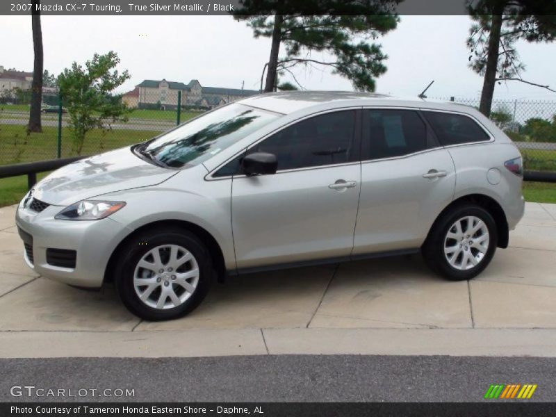 True Silver Metallic / Black 2007 Mazda CX-7 Touring