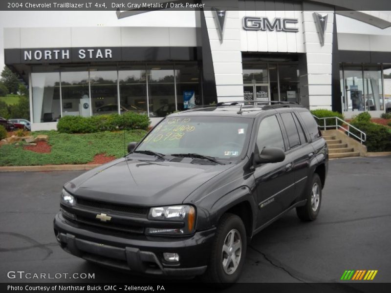 Dark Gray Metallic / Dark Pewter 2004 Chevrolet TrailBlazer LT 4x4