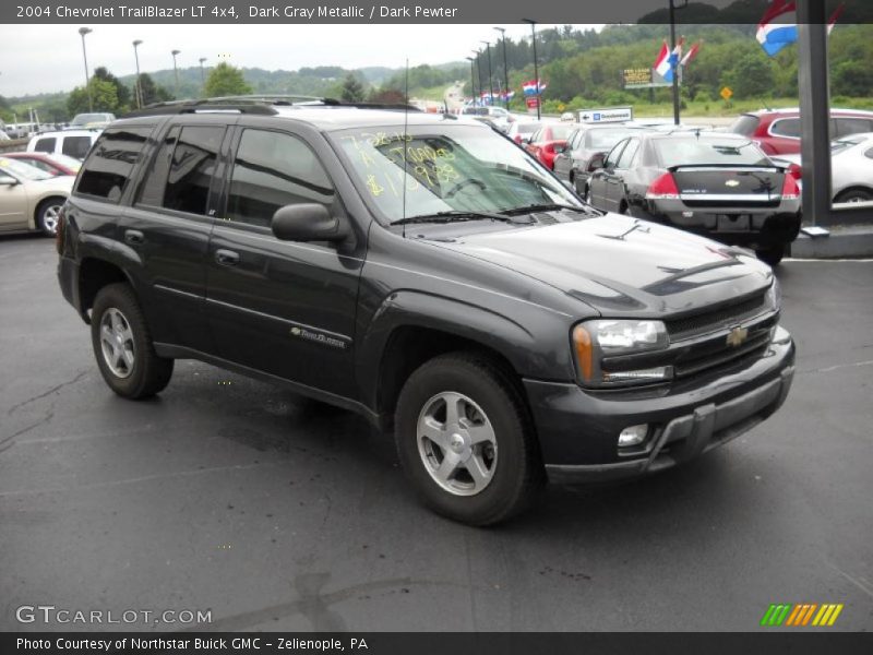 Dark Gray Metallic / Dark Pewter 2004 Chevrolet TrailBlazer LT 4x4
