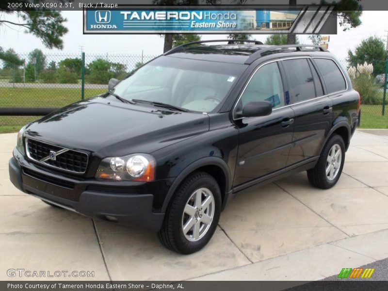 Black / Taupe 2006 Volvo XC90 2.5T