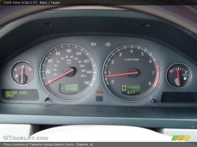 Black / Taupe 2006 Volvo XC90 2.5T