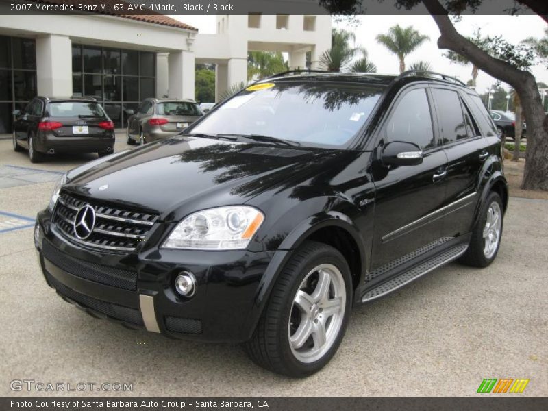 Black / Black 2007 Mercedes-Benz ML 63 AMG 4Matic