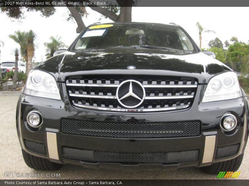 Black / Black 2007 Mercedes-Benz ML 63 AMG 4Matic