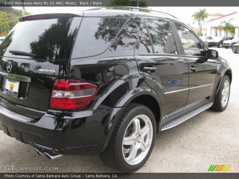 Black / Black 2007 Mercedes-Benz ML 63 AMG 4Matic