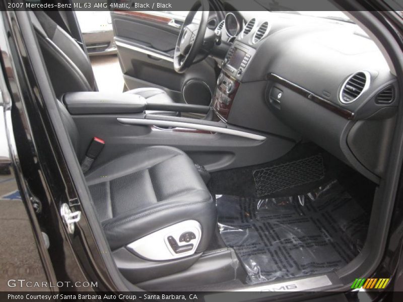 Black / Black 2007 Mercedes-Benz ML 63 AMG 4Matic