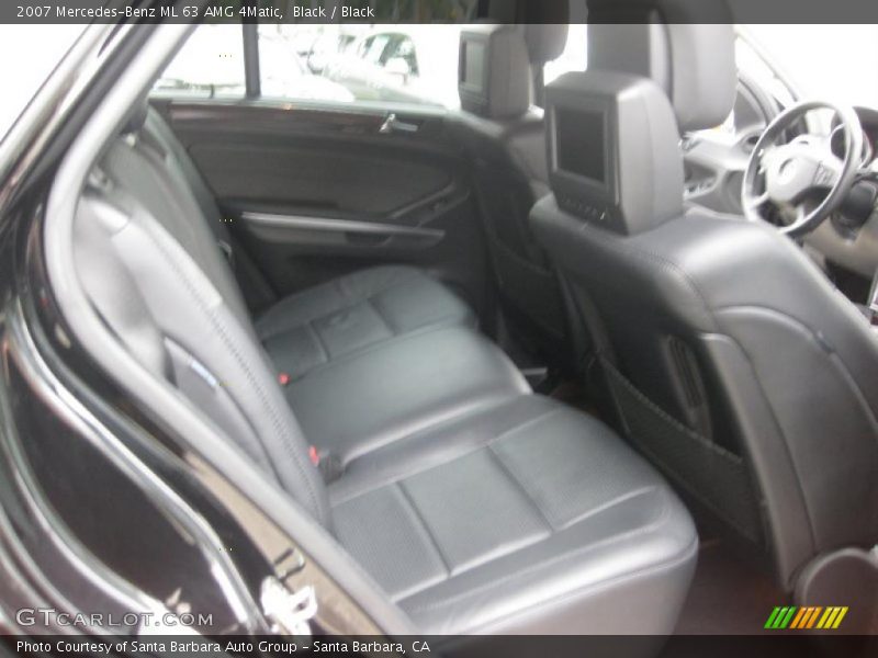 Black / Black 2007 Mercedes-Benz ML 63 AMG 4Matic