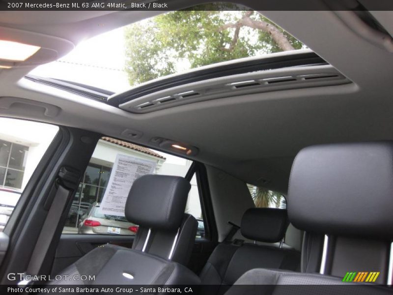 Black / Black 2007 Mercedes-Benz ML 63 AMG 4Matic