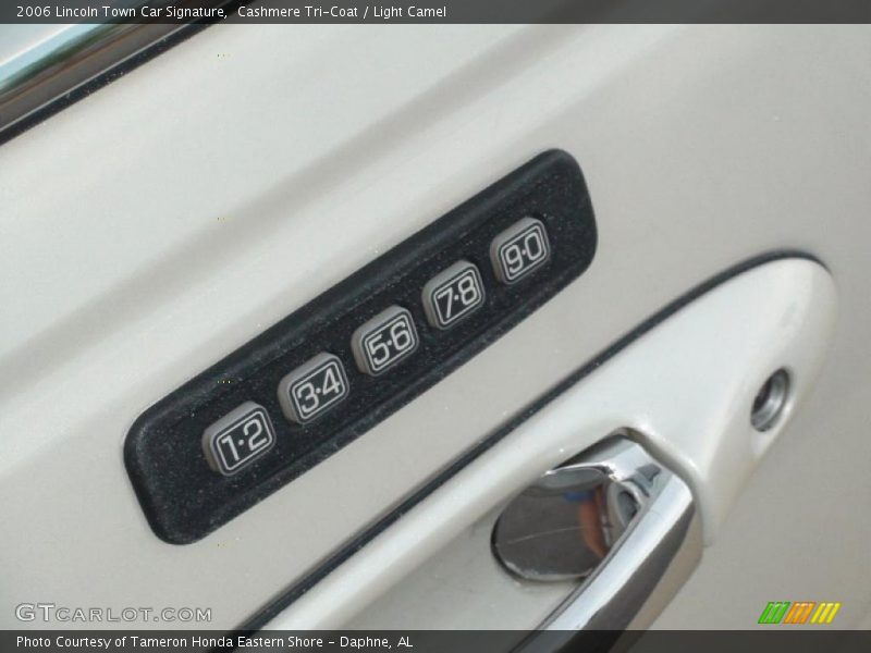 Cashmere Tri-Coat / Light Camel 2006 Lincoln Town Car Signature