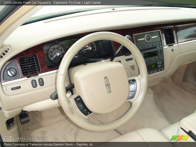 Cashmere Tri-Coat / Light Camel 2006 Lincoln Town Car Signature