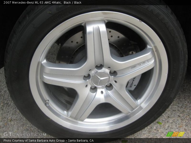 Black / Black 2007 Mercedes-Benz ML 63 AMG 4Matic