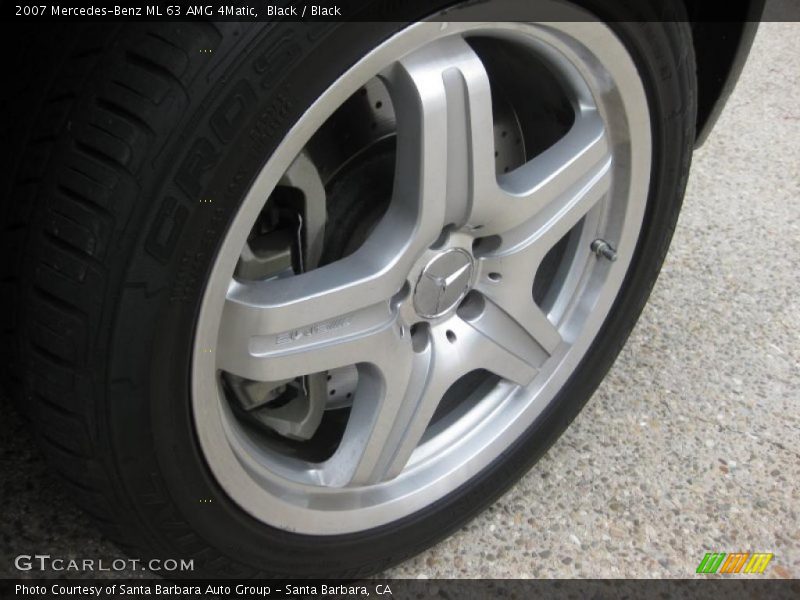 Black / Black 2007 Mercedes-Benz ML 63 AMG 4Matic