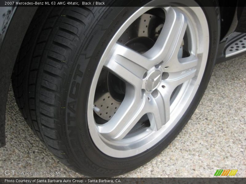 Black / Black 2007 Mercedes-Benz ML 63 AMG 4Matic