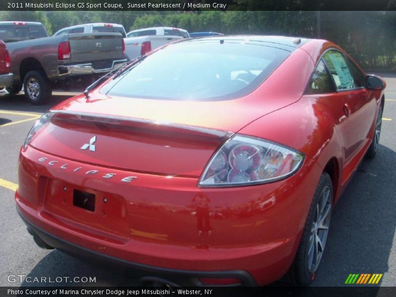 Sunset Pearlescent / Medium Gray 2011 Mitsubishi Eclipse GS Sport Coupe