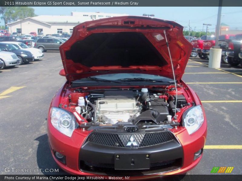 Sunset Pearlescent / Medium Gray 2011 Mitsubishi Eclipse GS Sport Coupe