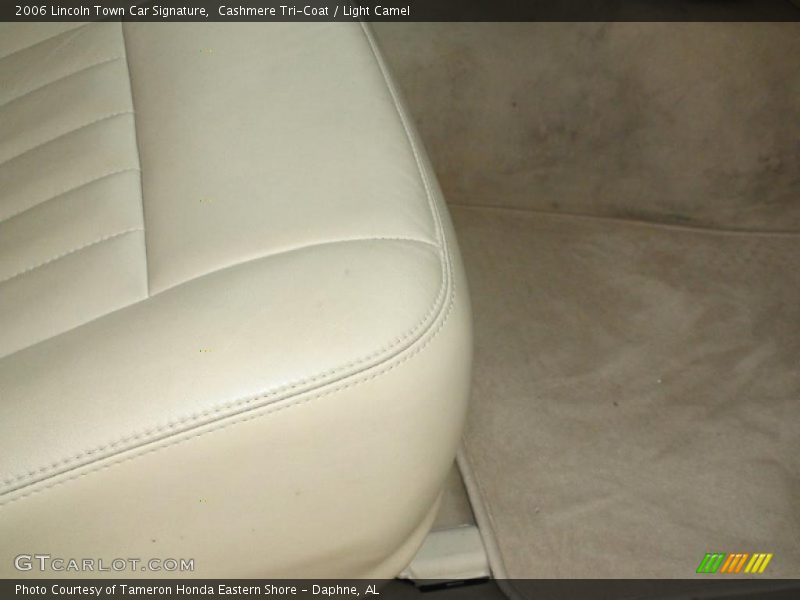 Cashmere Tri-Coat / Light Camel 2006 Lincoln Town Car Signature