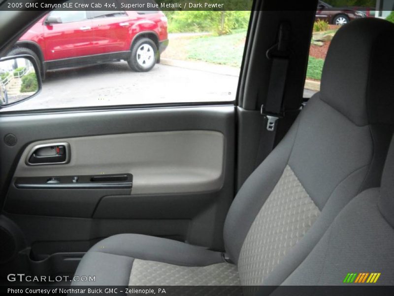 Superior Blue Metallic / Dark Pewter 2005 GMC Canyon SLE Crew Cab 4x4
