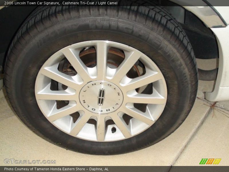 Cashmere Tri-Coat / Light Camel 2006 Lincoln Town Car Signature