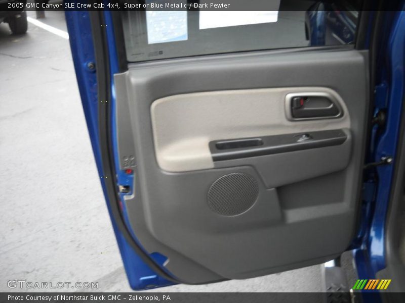 Superior Blue Metallic / Dark Pewter 2005 GMC Canyon SLE Crew Cab 4x4