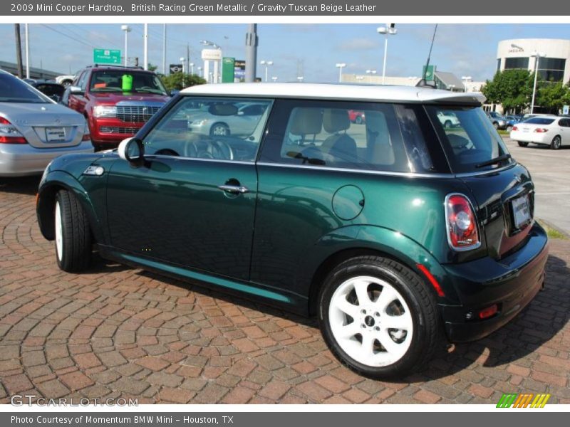 British Racing Green Metallic / Gravity Tuscan Beige Leather 2009 Mini Cooper Hardtop