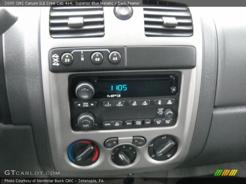 Superior Blue Metallic / Dark Pewter 2005 GMC Canyon SLE Crew Cab 4x4
