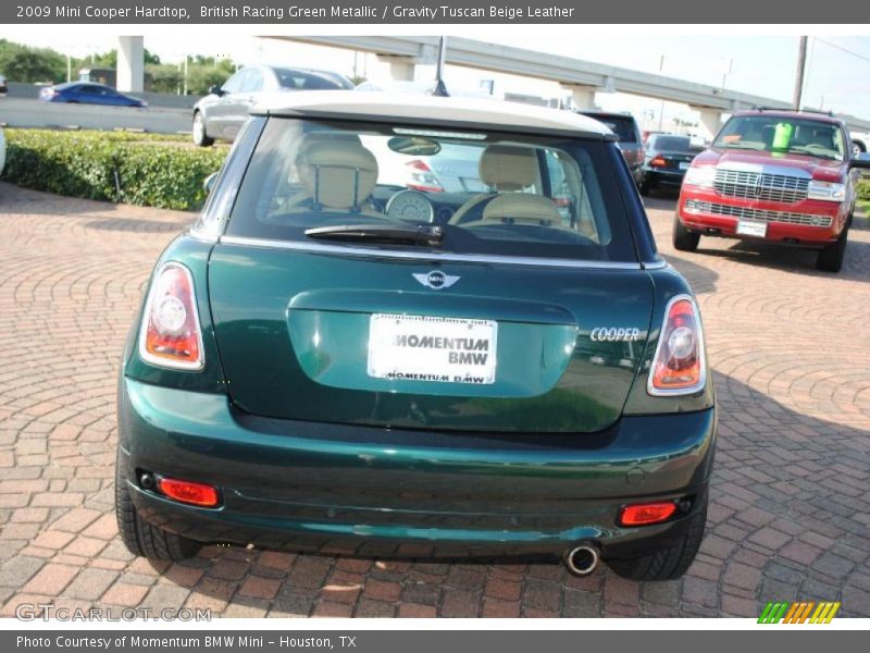 British Racing Green Metallic / Gravity Tuscan Beige Leather 2009 Mini Cooper Hardtop