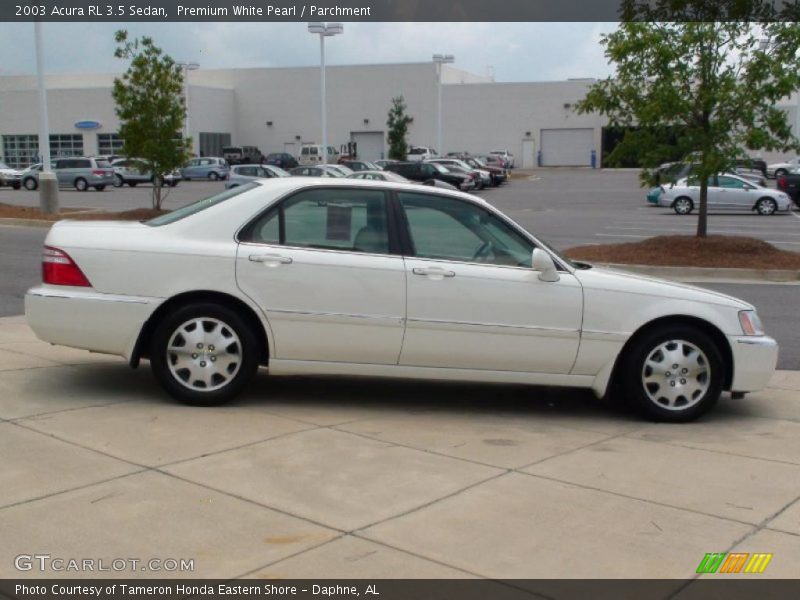 Premium White Pearl / Parchment 2003 Acura RL 3.5 Sedan