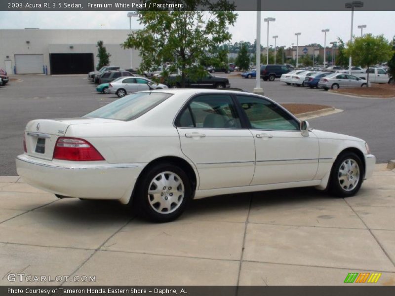 Premium White Pearl / Parchment 2003 Acura RL 3.5 Sedan