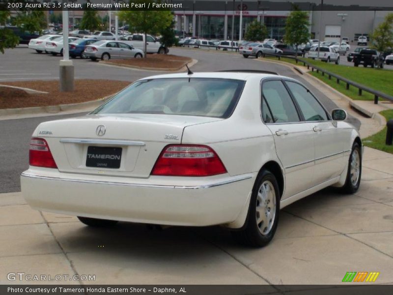 Premium White Pearl / Parchment 2003 Acura RL 3.5 Sedan
