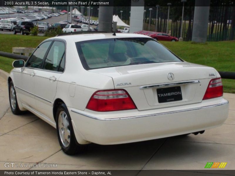 Premium White Pearl / Parchment 2003 Acura RL 3.5 Sedan