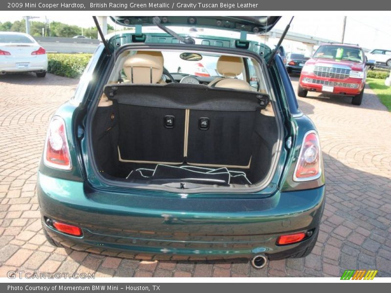 British Racing Green Metallic / Gravity Tuscan Beige Leather 2009 Mini Cooper Hardtop