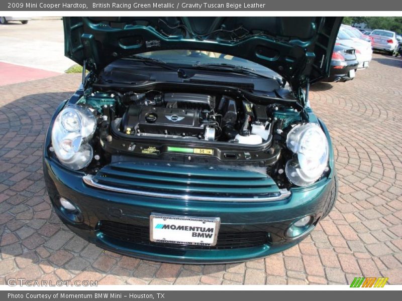 British Racing Green Metallic / Gravity Tuscan Beige Leather 2009 Mini Cooper Hardtop
