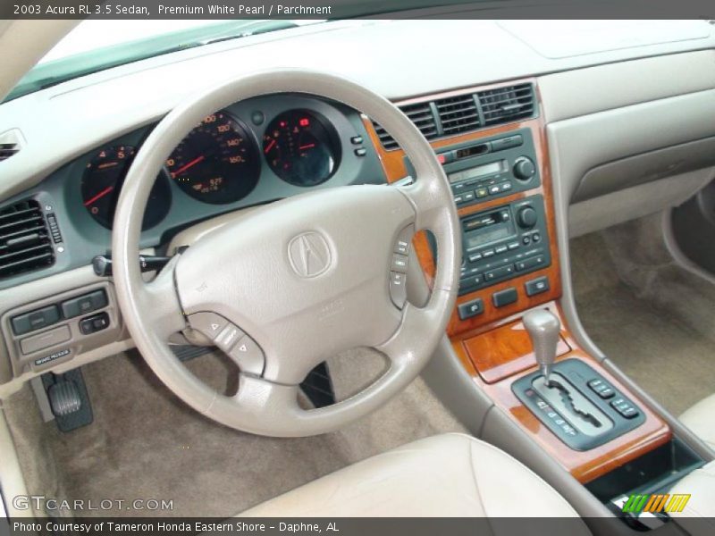 Premium White Pearl / Parchment 2003 Acura RL 3.5 Sedan
