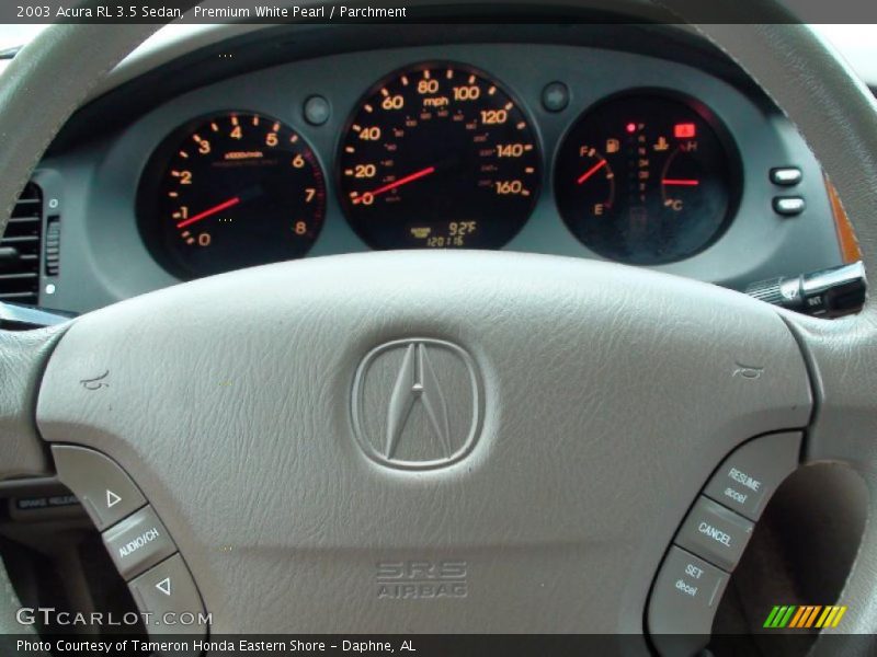 Premium White Pearl / Parchment 2003 Acura RL 3.5 Sedan