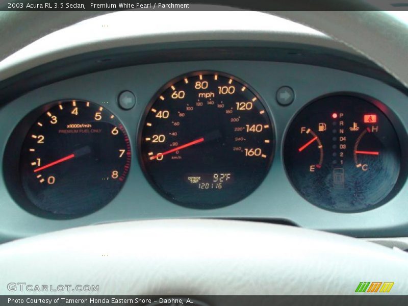 Premium White Pearl / Parchment 2003 Acura RL 3.5 Sedan
