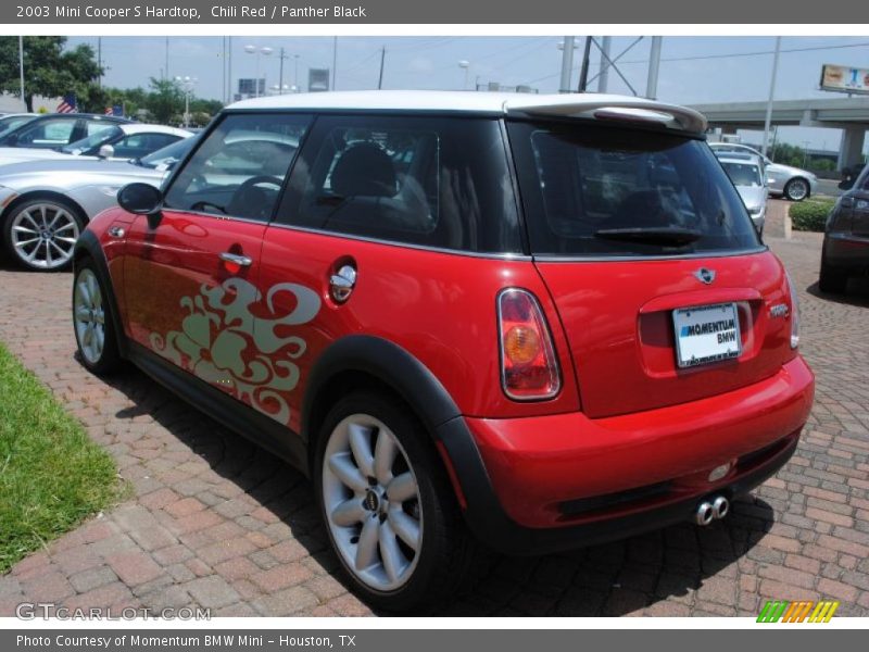 Chili Red / Panther Black 2003 Mini Cooper S Hardtop